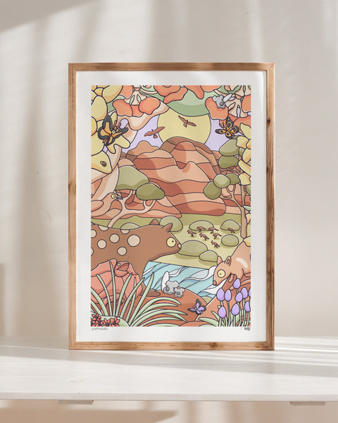 Purnululu Art Print