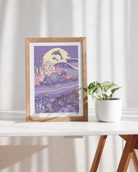 Coral Sea Art Print