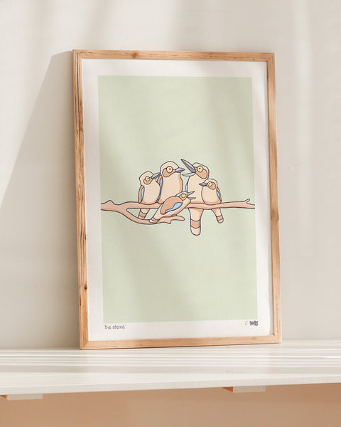 Create Your Own Kookaburra Family Print