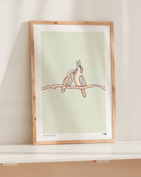 Create Your Own Kookaburra Family Print