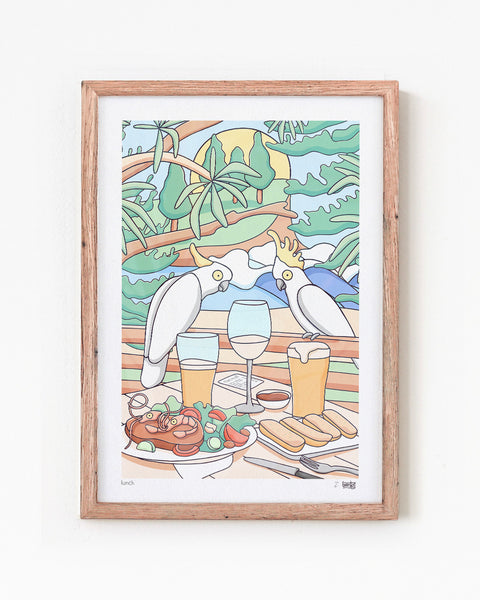 Lunch Art Print