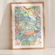 Platy Paradise Art Print