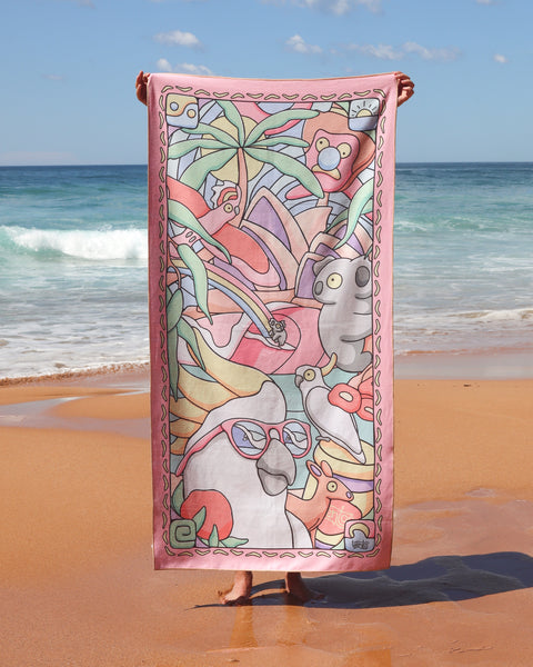 Australiana Beach Towel