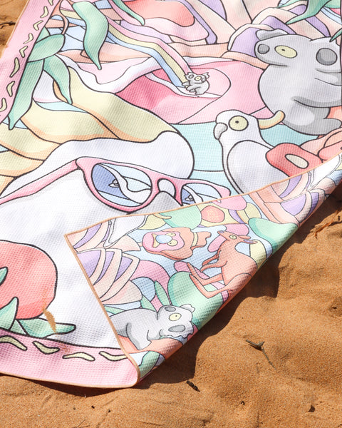 Australiana Beach Towel