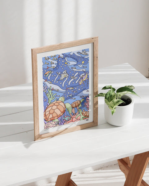 Ningaloo Art Print